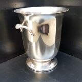 Silver metal champagne bucket from the 1950s