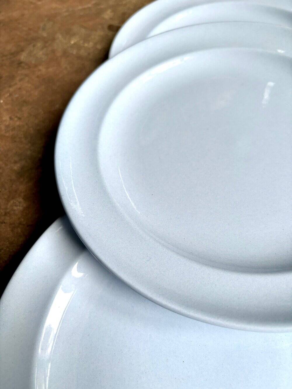 6 Villeroy & Boch blue earthenware dessert plates