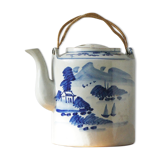 Antique Chinese Ceramic Jug from Qing Dynasty