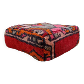 Pouf berbère fait main en laine 60 X 60 X 20 CM