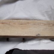Patère en bois et fer forgé
