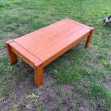 vintage coffee table solid elm
