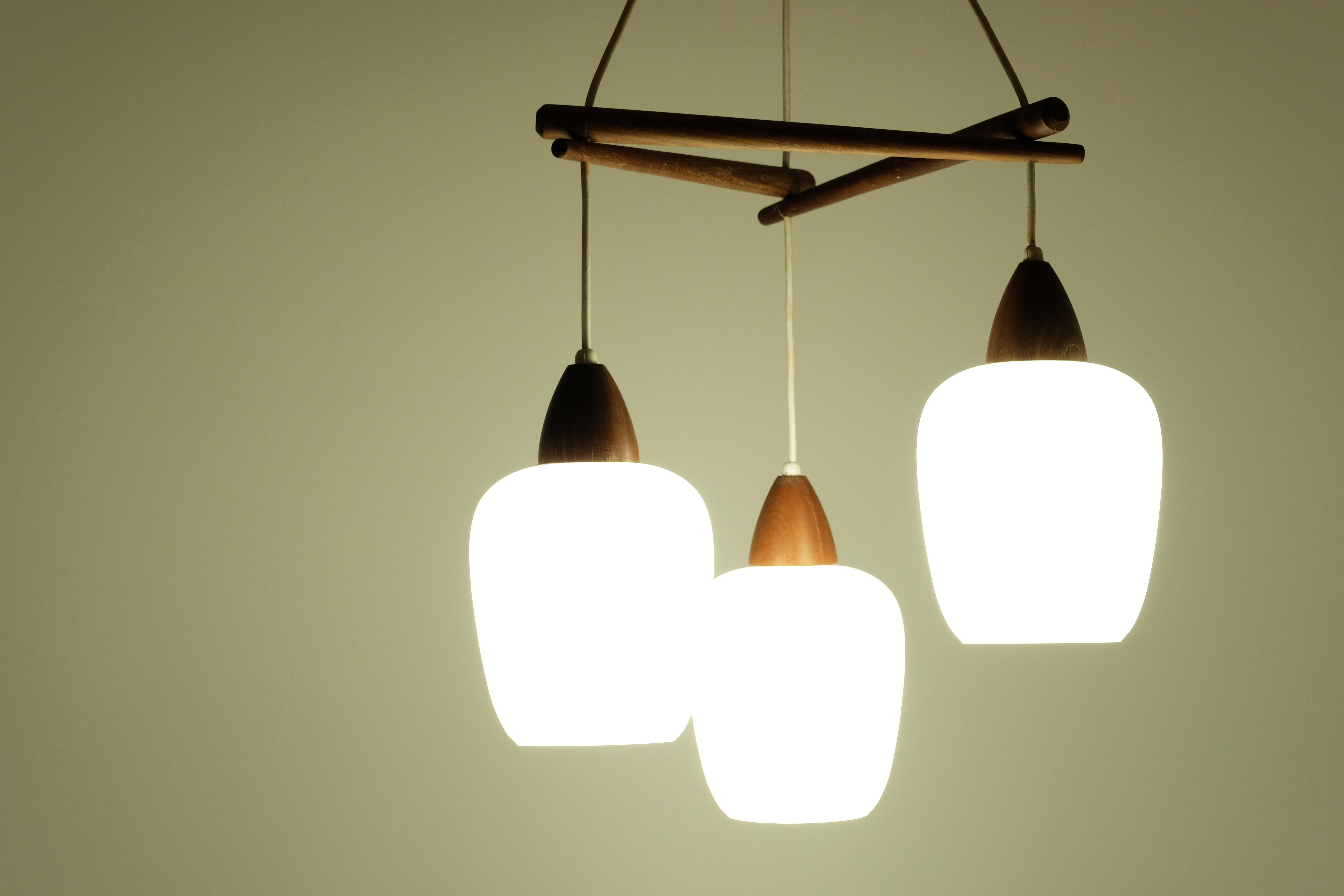 Scandinavian teak suspension 1960's