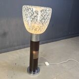 Vintage italian murano glass space age floor lamp, 1970s
