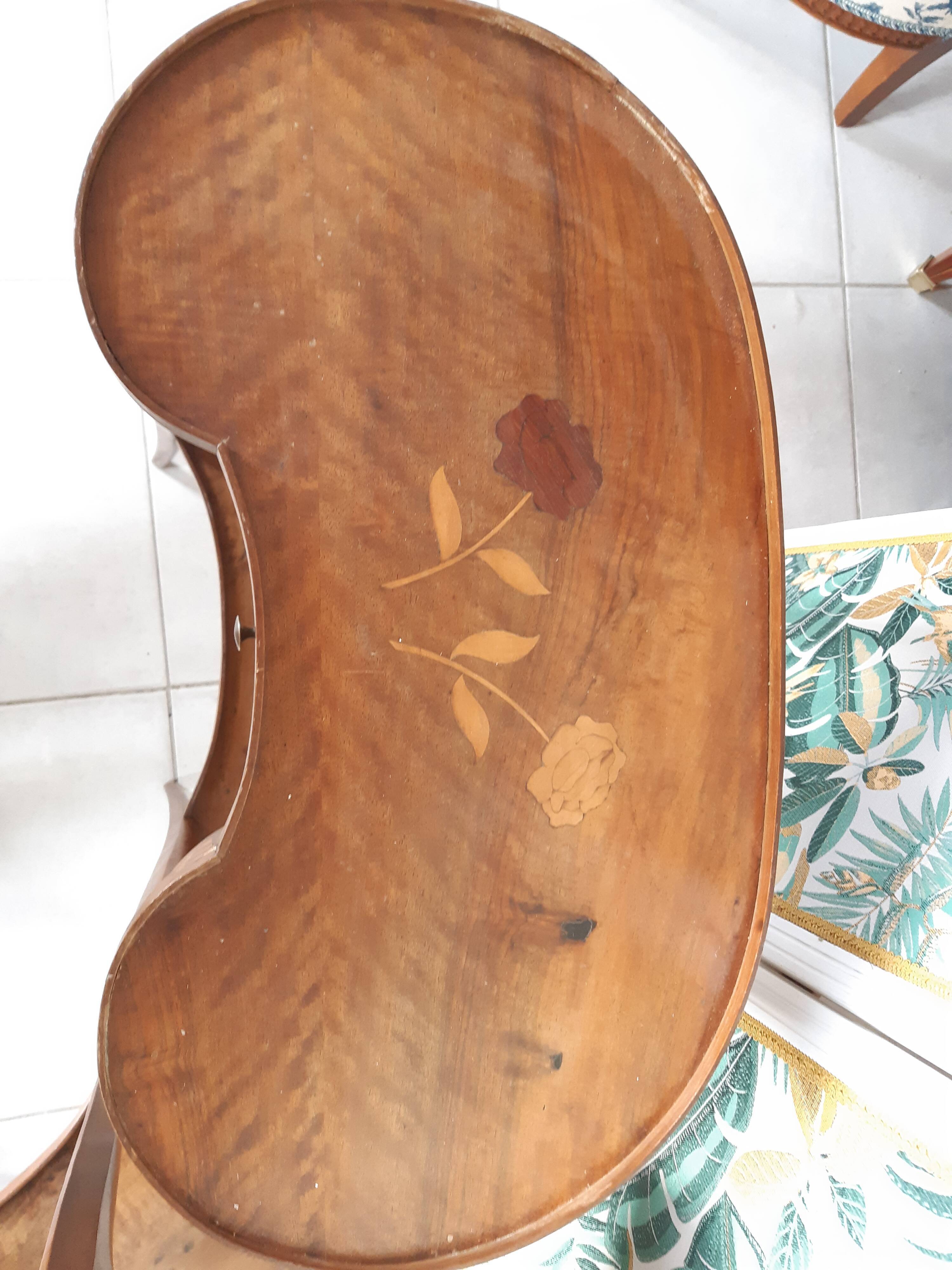 Pair of kidney table