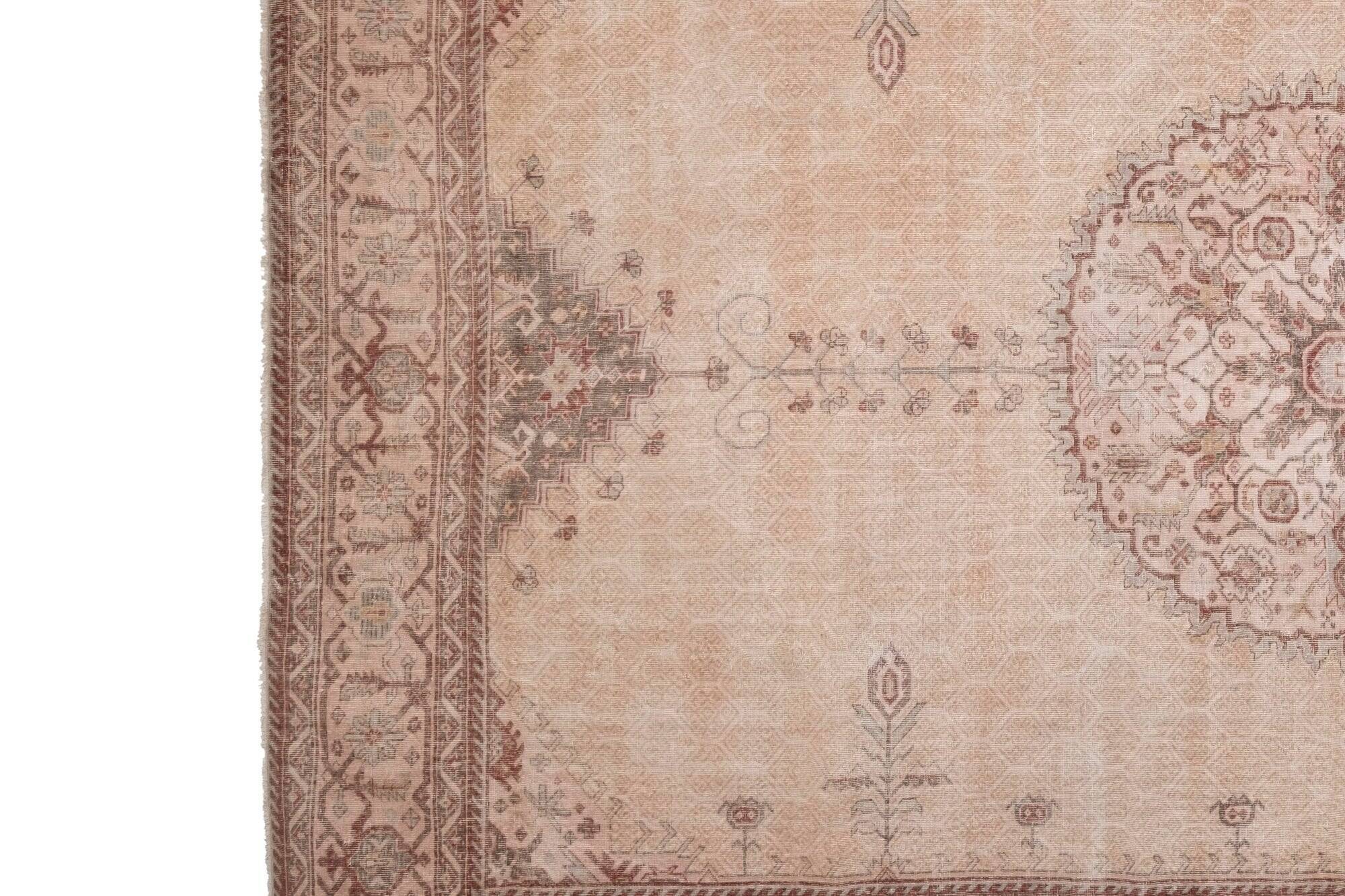 Vintage Turkish Oushak rug 298x450 cm