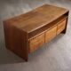 Bureau de réalisateur incurvé en noyer, Italie, années 1940