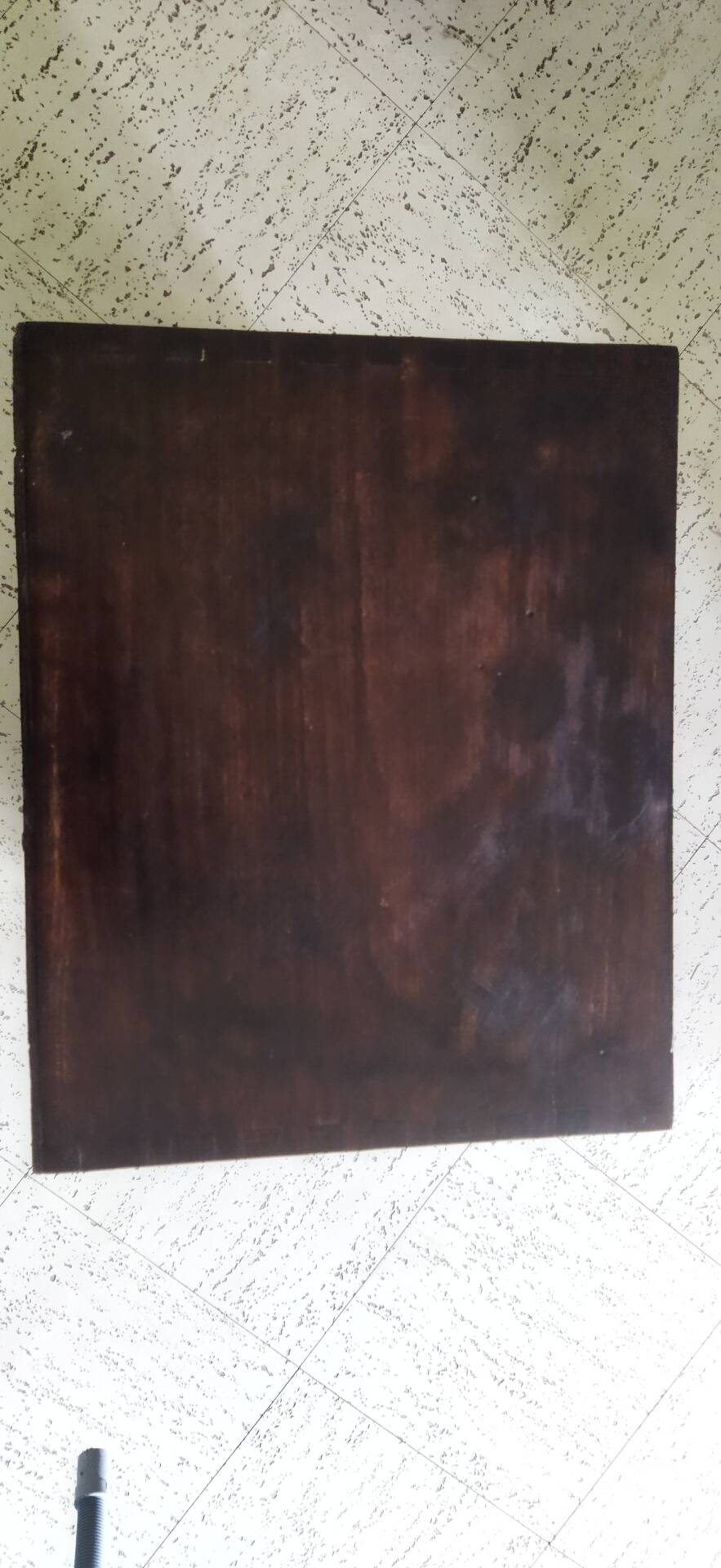 Authentic workshop furniture / Vintage watchmaker's layette in black wood