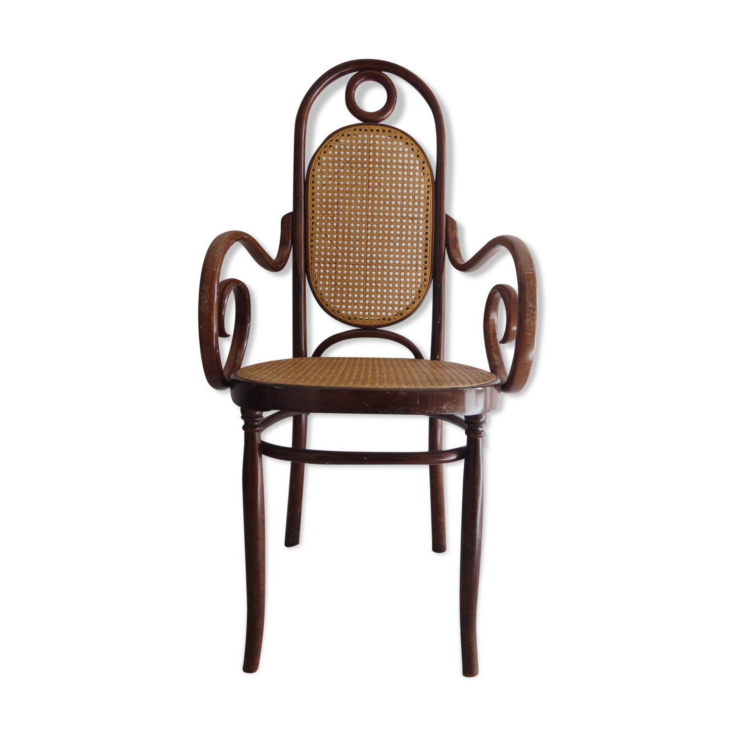 Curved chair around 1900