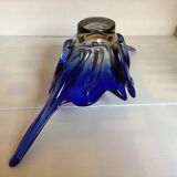 Large cobalt blue centerpiece