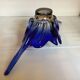 Large cobalt blue centerpiece