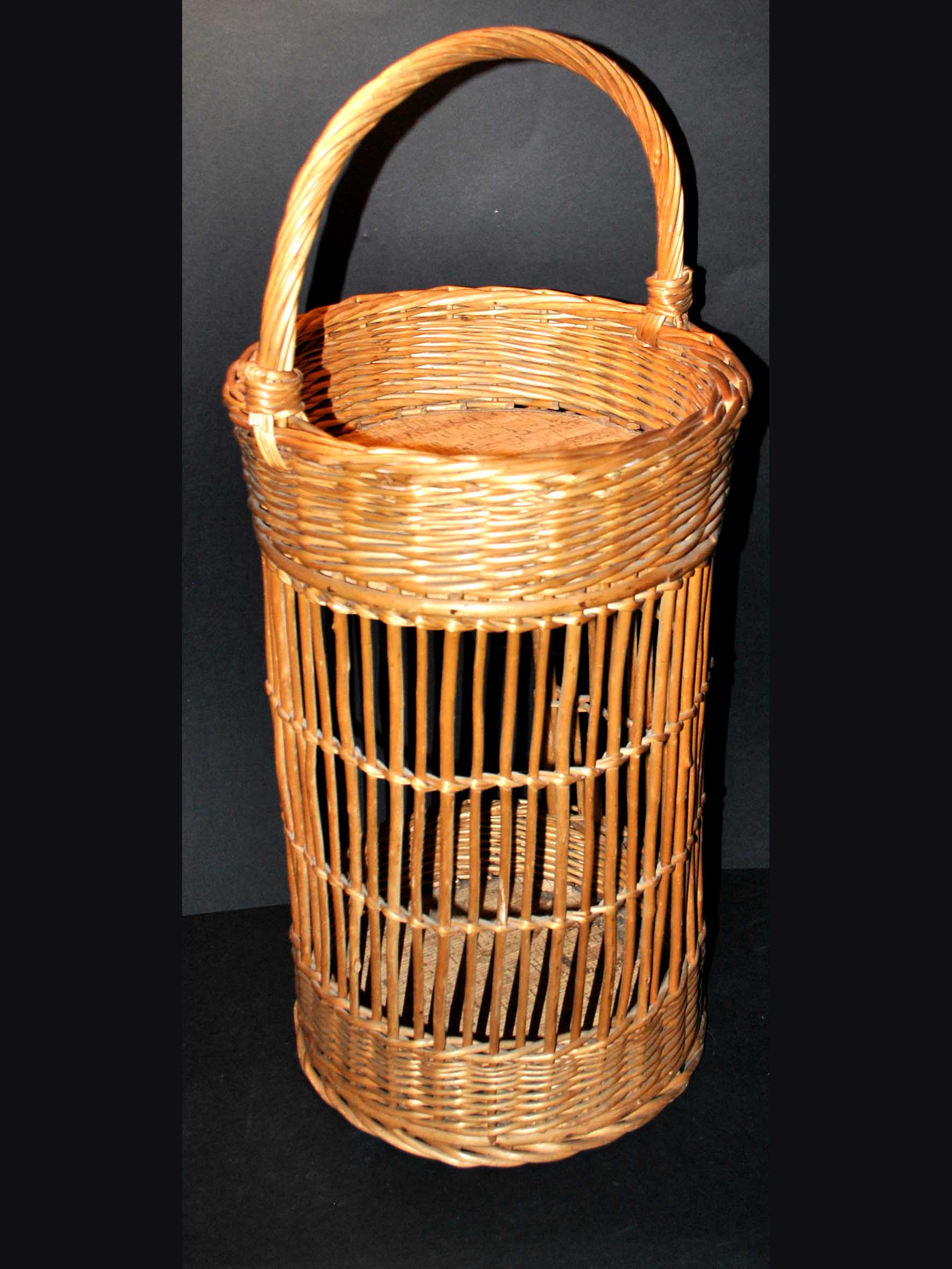 Panier bar vintage en osier