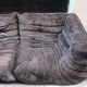 Togo in brown velvet by Michel Ducaroy for Ligne Roset 70s