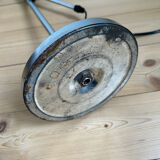 Vintage chrome metal desk lamp