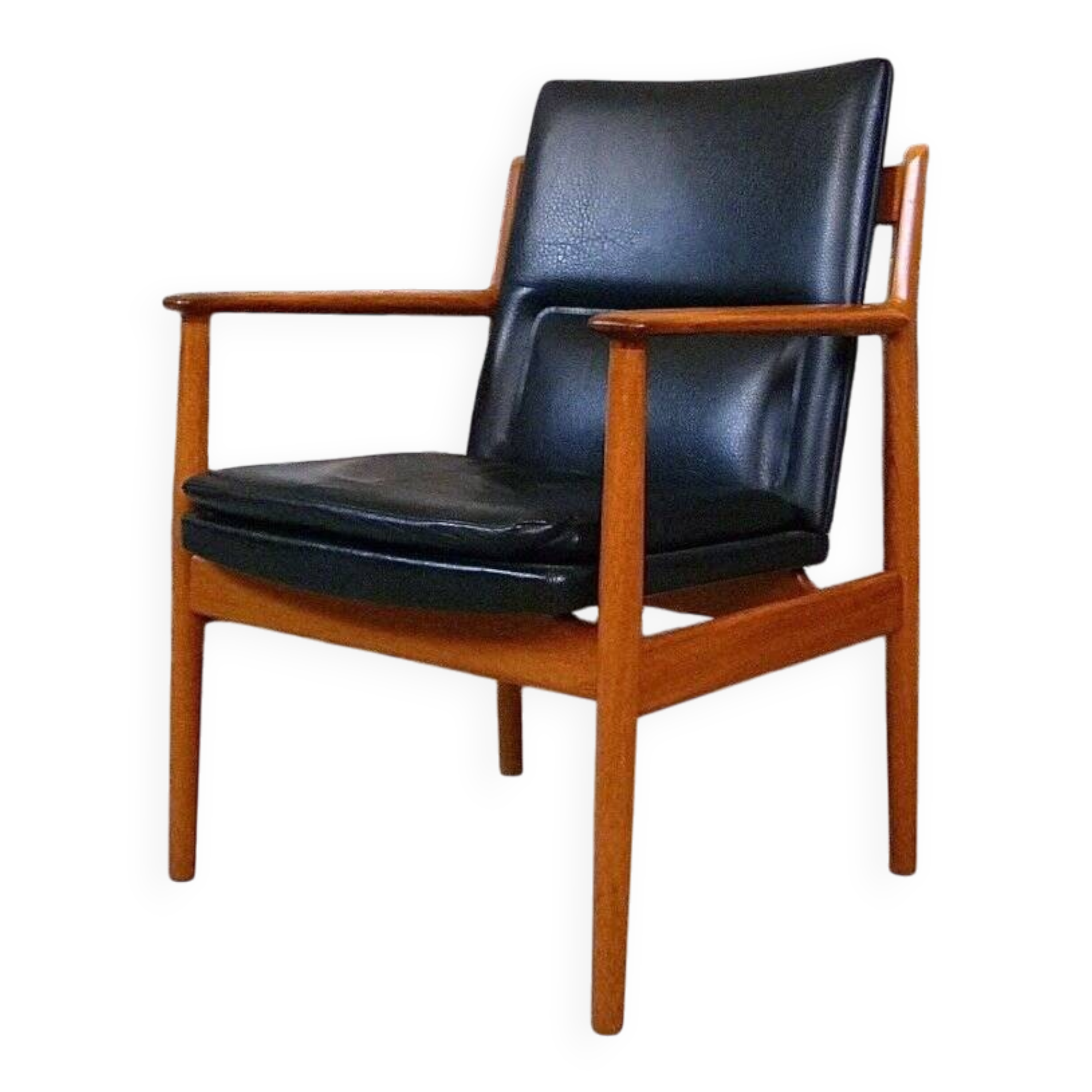 Danish model 341 desk chair in teak by Arne Vodder for Sibast, 1960s