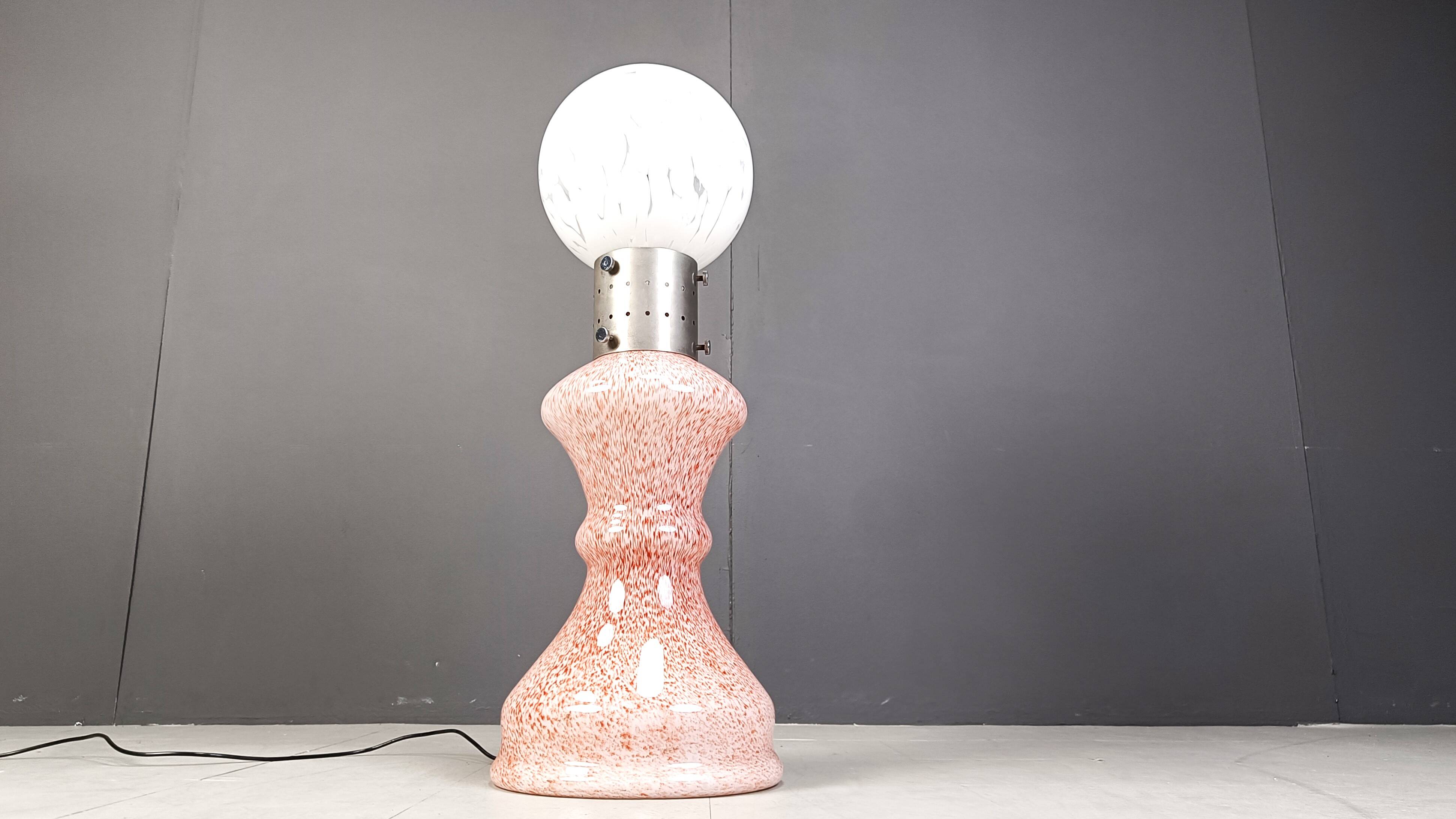 Vintage floor lamp by Mazzega, 1960s