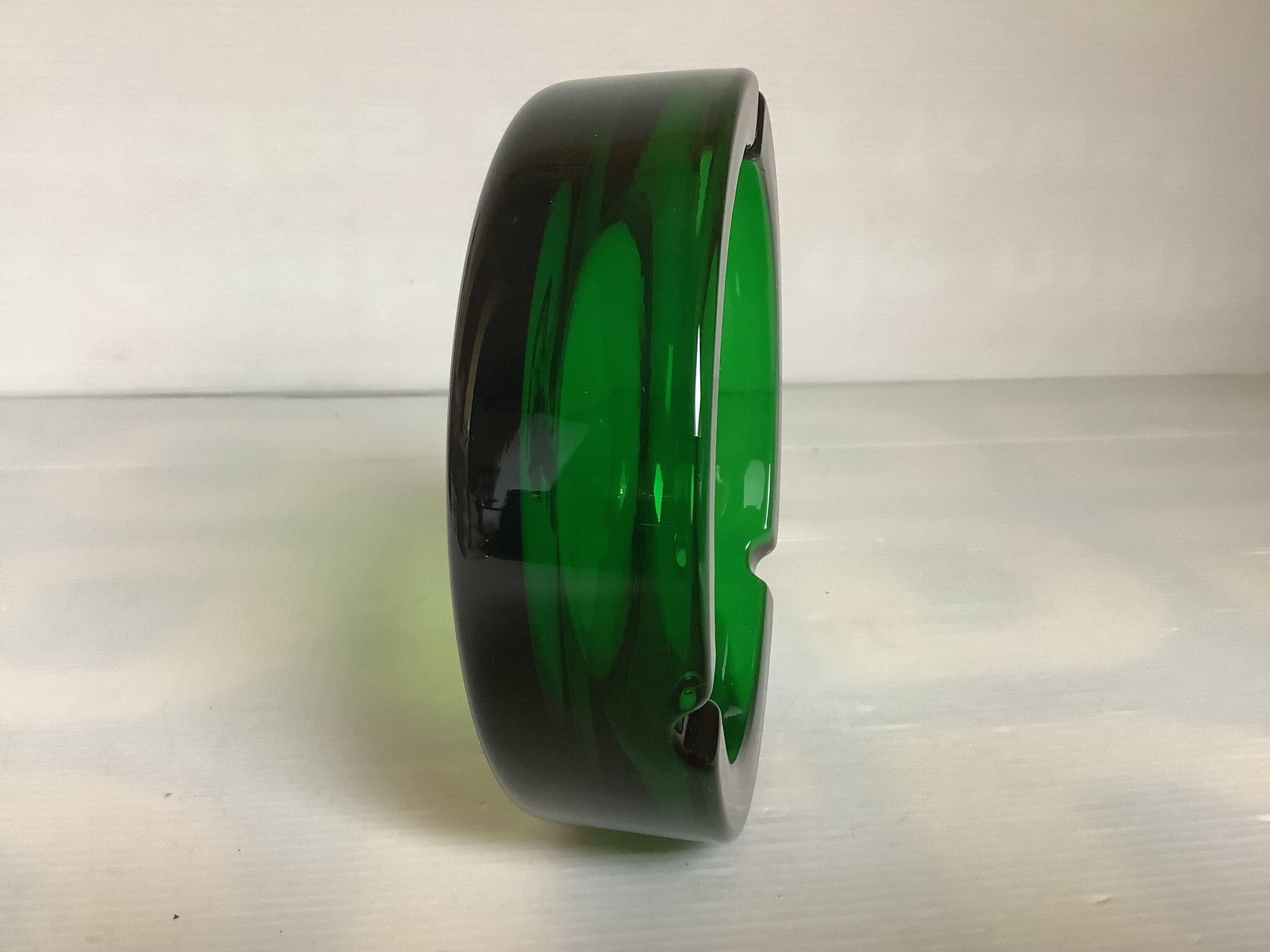 Cendrier vide poche vert design Italy