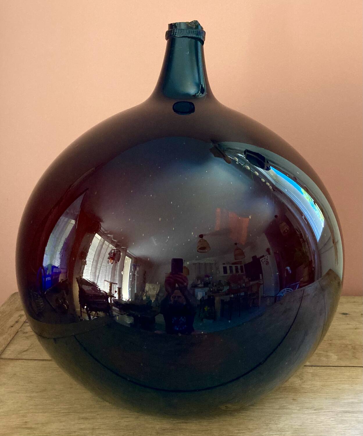 Antique amber demijohn 25-30L
