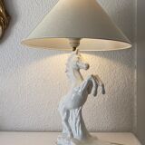 White ceramic zoomorph lamp