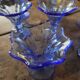 Coupes Ondulées Bleu Saphir La Rochère Vintage 80s0