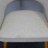 1960s Pair of Restored Shell Chairs, Czechoslovakia
