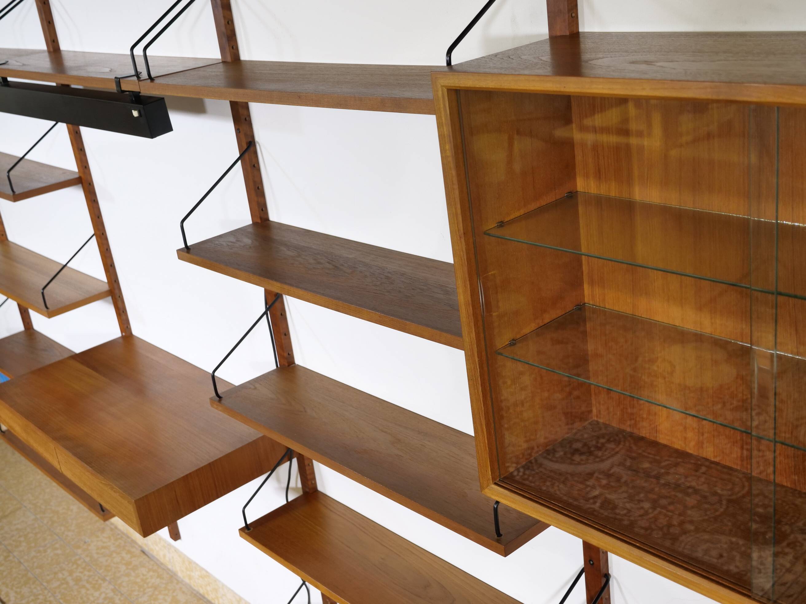 Modular Mid Century Royal Wall System in Teak by Poul Cadovius, 1960s