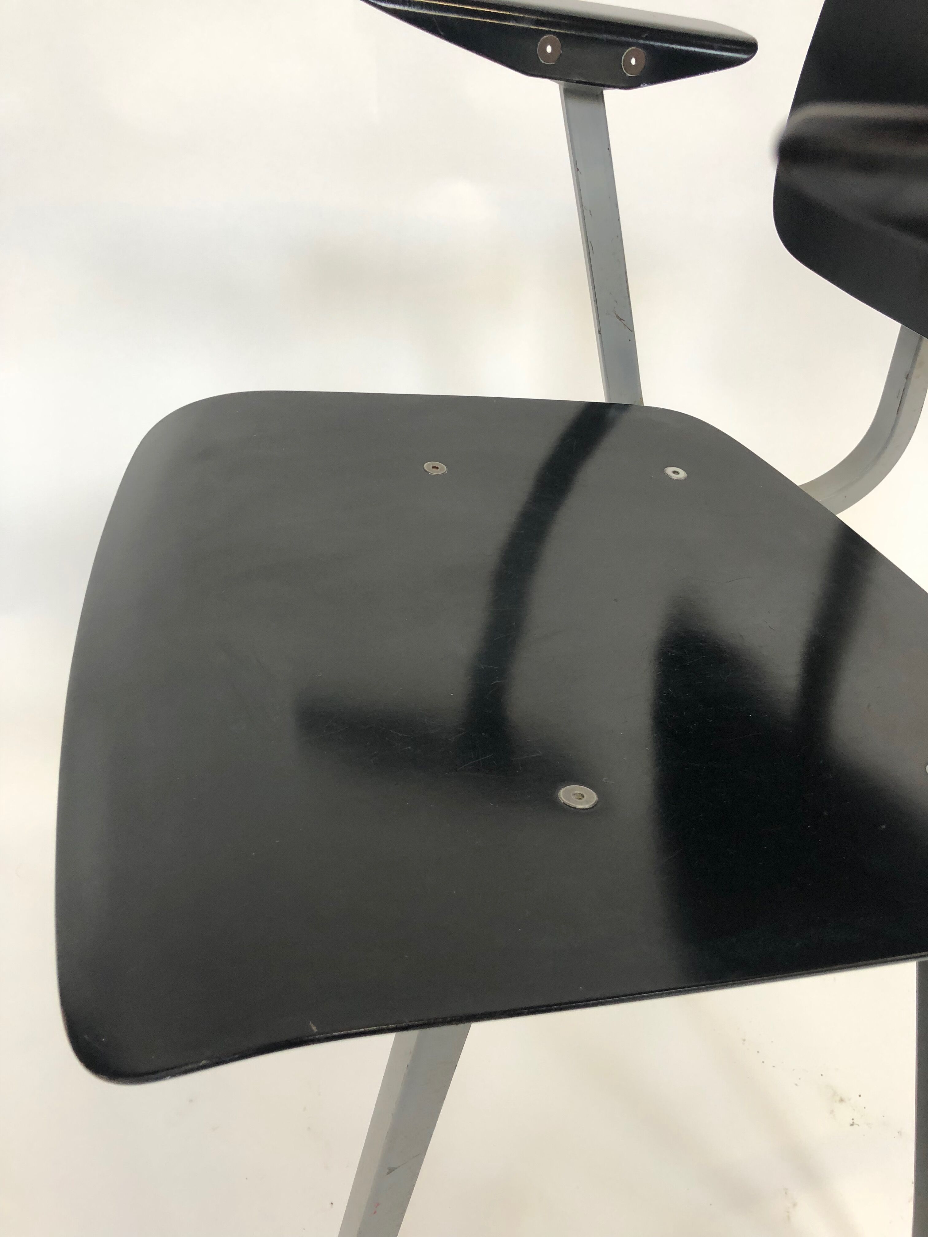 Set of 4 Revolt chairs by Friso Kramer