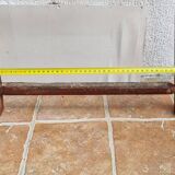 Antique rustic wooden decorative ladder, 155 cm