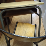 Vintage school desk and chair