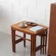 Danish teak nested tables