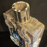 Brutalist ceramic sculpture by the artist Olisch.