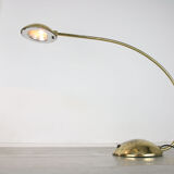 Vintage golden arc table lamp from meblo, 80s