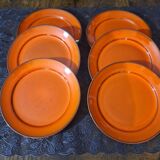 6 vintage dessert plates