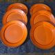 6 vintage dessert plates