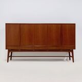 Teak Highboard by Svend Aage Madsen for K. Knudsen & Søn 1950s