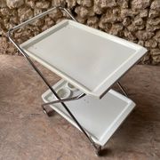 Folding PVC dessert table – Italian design – 1980s