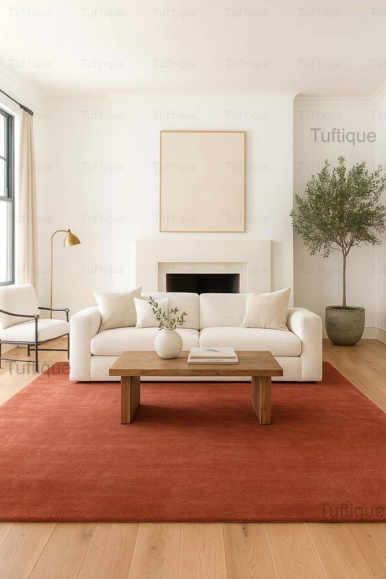 Hand tufted wool rug 250/150cm