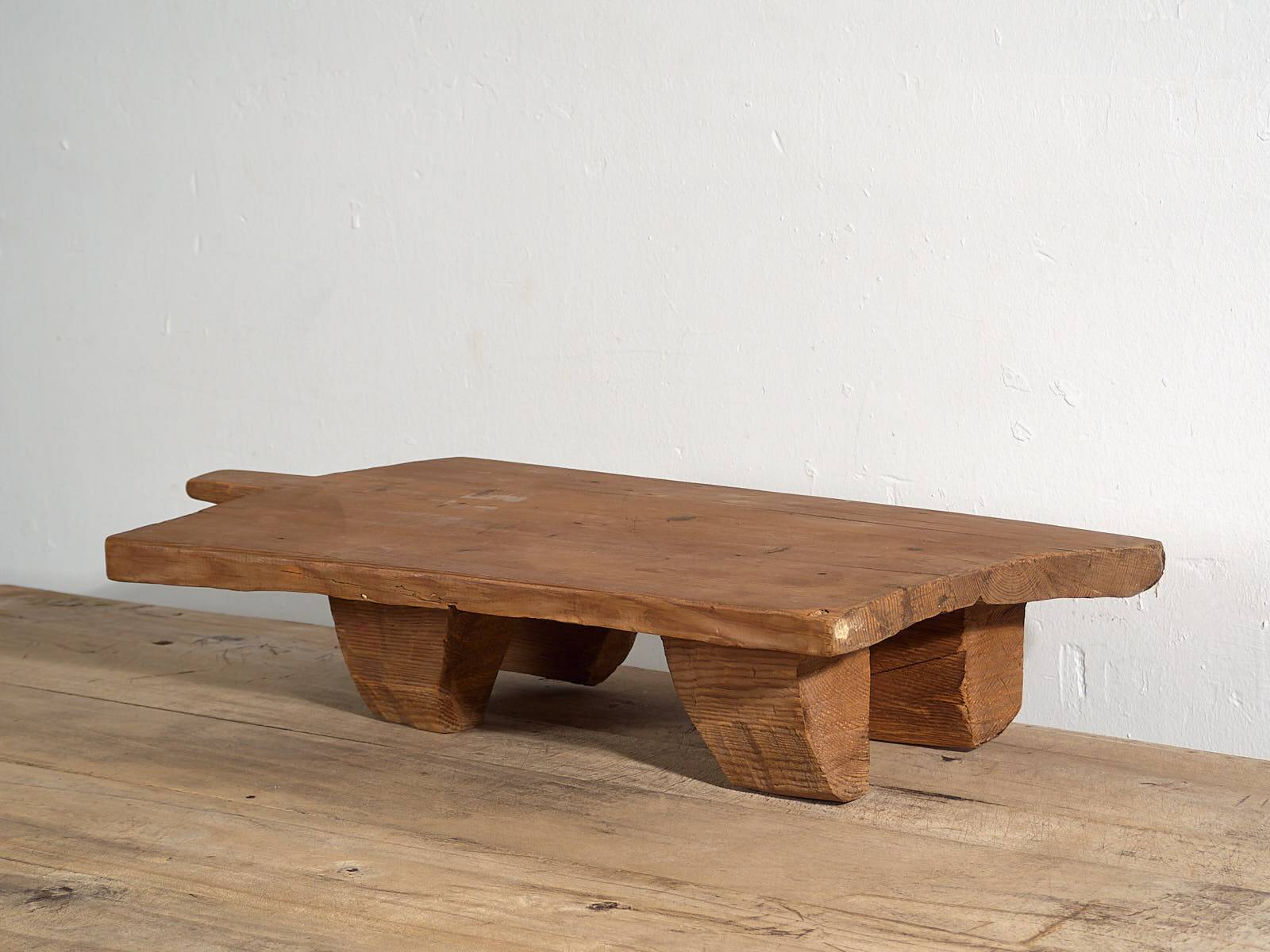 Antique solid wood side table (c.1920)