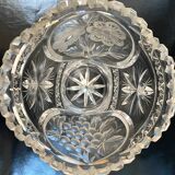 Vintage cut crystal vase