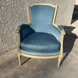 Fauteuil style bergère