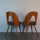 Set 6 chairs Walnut Suman by MIER, Mid-Century Czechoslovakia 1960 s