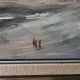 Vintage Winter Landscape Oil Painting