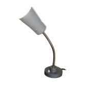 Lampe de bureau 1960 grise peinture graniteuse