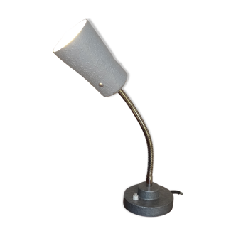 desk lamp, 1960 grey, granite paint