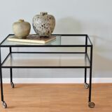 1960s Herbert Hirche serving trolley / bar cart Christian Holzäpfel KG Germany