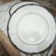 Set of 12 flat plates in English porcelain Wedgwood model Amherst.