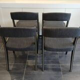 Série de 4 chaises Baumann modèle Gondole, années 1970