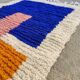 Handmade pure wool rug with colourful patterns 1.5/3.5 m
