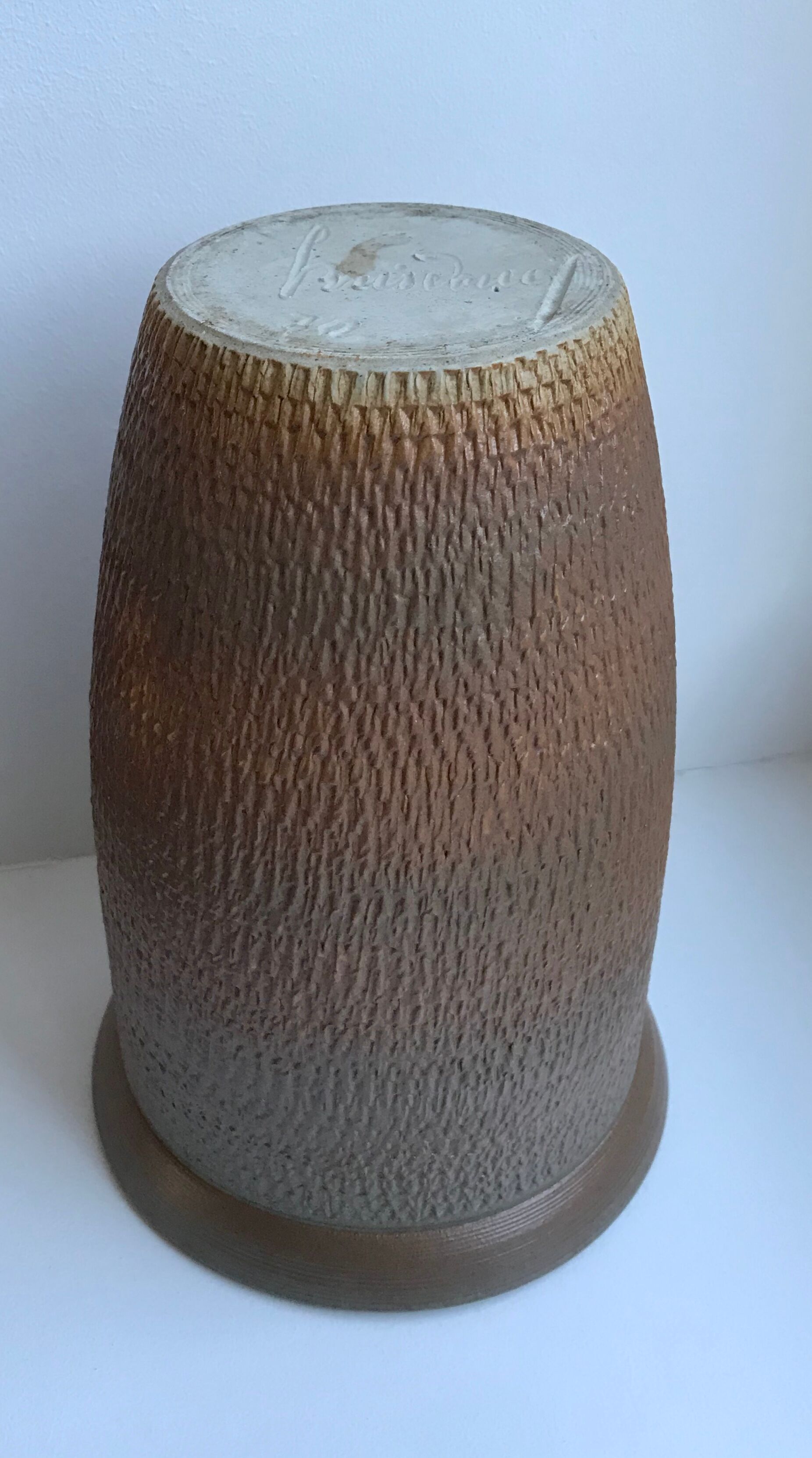 Ceramic vase signed 70s