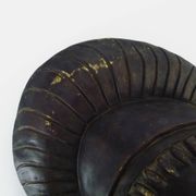 African style terracotta mask signed Siki